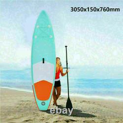10FT Inflatable Stand Up Paddle Board Surfboard with complete kit 6'' thick