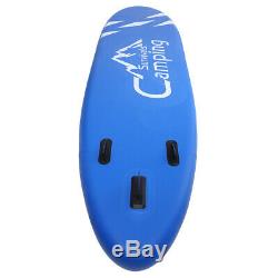 10'10 Inflatable SUP Stand up Paddle Board Surfboard Adjustable Fin Paddle