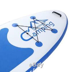10'10 Inflatable Stand Up Paddle Board SUP Surfboard with Repair Kit Large Size
