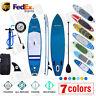 10' /11' Inflatable Sup Stand Up Paddle Board Surfboard Adjustable Fin Paddle