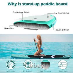 10.5' Adults Paddle board Floating+Inflatable Stand Up Surfboard SUP WithCarry Bag