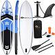 10.5' Inflatable Stand Up Paddle Board Sup With Fin Adjustable Paddle Backpack