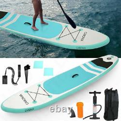10.5ft Inflatable Stand Up Paddle Board Surfboard Non-Slip + complete kit Blue