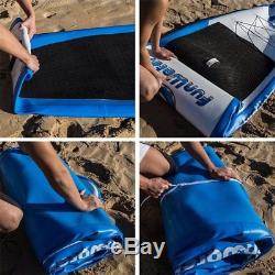 10'(6 Thick) Inflatable Stand Up Paddle Board SUP withFin Paddle Backpack Package