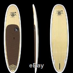 10' 6 x 33 x 4 3/4 Bamboo Epoxy Stand Up Paddle Board SUP Package 10ft 6in