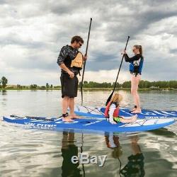 10'Inflatable Non-slip Stand Up Paddle Board Surfing SUP Boards withBackpack Kit