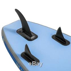 10' Inflatable SUP Stand up Paddle Board Surfboard Adjustable Fin Paddle