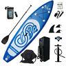 10' Inflatable Stand Up Paddle Board Sup Surfboard With Complete Kit 6'' Thick