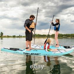 10' Inflatable Stand Up Paddle Board Surfing SUP Boards, No Slip Deck 6'' Thick