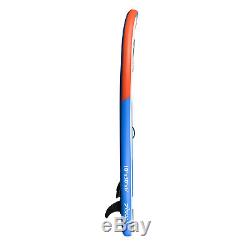 10' Inflatable Stand up Paddle Board Surfboard SUP Adjustable Fin Paddle Blue