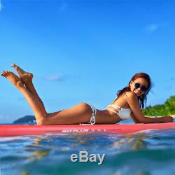 10 Inflatable Stand up Paddle Board Surfboard SUP With Bag Adjustable Fin Paddle