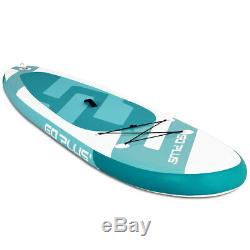 10' Inflatable Surfboard Beach Ocean Stand up Paddle Board Surfing Board WithBag