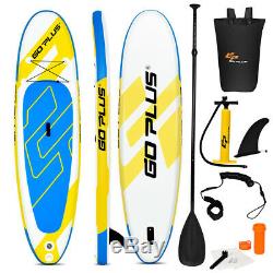 10' Inflatable Surfboard Stand Up Paddle Board Water Pool Surfing Board WithBag