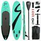 10' Streakboard Inflatable Stand Up Paddle Board Surfing Sup Board Non Slip Deck