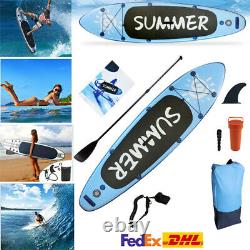 10ft Inflatable SUP Stand Up Paddle Board Adults Float Paddle Beach With Pump&Bag