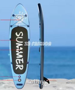 10ft Inflatable SUP Stand Up Paddle Board Adults Float Paddle Beach With Pump&Bag