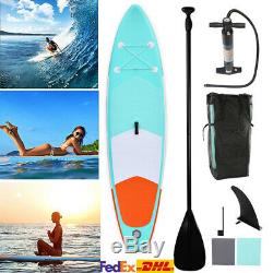 10ft Inflatable SUP Stand Up Surfing Paddle Board Pump&Carry Bag Complete Set