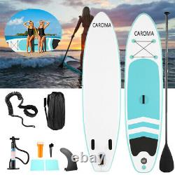 10ft Inflatable Stand Up Paddle Board SUP with Adjustable Paddle, Pump Backpack
