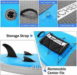 10ft Inflatable Stand Up Paddle Board iSUP with Adjustable Paddle Super Wide