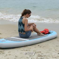 10ft Inflatable Stand Up Paddle Board iSUP with Adjustable Paddle Super Wide