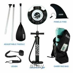 10ft Inflatable sup Stand Up Paddle Board Non-Slip Deck with Accessories paddle