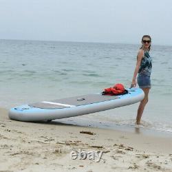 10ft x 6'' Inflatable Stand Up Paddle Board SUP Board with Accessories Stable