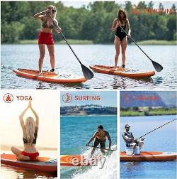11FT Inflatable Stand Up Paddle Board SUP Surfboard with Kayak Seat Complete Kit
