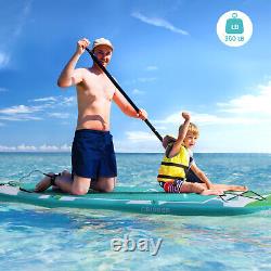11FT Inflatable Stand Up Paddle Board Sup Board Surfing With Electric Pump 350lbs