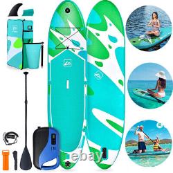 11FT Inflatable Stand Up Paddle Board Sup Board Surfing With Electric Pump 350lbs