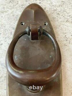 11.5 Antique 1935 Bronze Surfboard Doorknocker