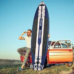 11'6'' Inflatable Stand Up Paddle Board Premium SUP Full Set Non-Slip Wide Deck