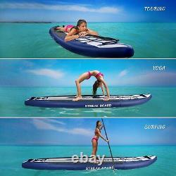 11'6'' Inflatable Stand Up Paddle Board Premium SUP Full Set Non-Slip Wide Deck