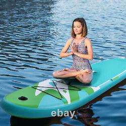 11' FT Long Inflatable Stand Up Paddle Board Complete Kit 6'' Thick SUP with Pump