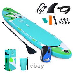 11' Inflatable Stand Up Paddle Board 6'' Thick Sup Board with Electric Pump