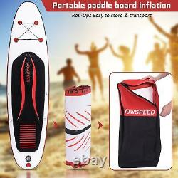 11' Inflatable Stand Up Paddle Board SUP Surfboard Kit 6'' Thick With Carry Bag