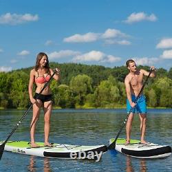 11' Inflatable Stand Up Paddle Board SUP Surfboard with Complete kit Seat Pump