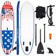 11' Inflatable Stand Up Paddle Board Sup With Fin Adjustable Paddle Backpack Sport
