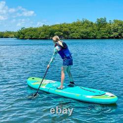 11' Inflatable Stand Up Paddle Board Surfboard Beginner Sup with Electric Pump