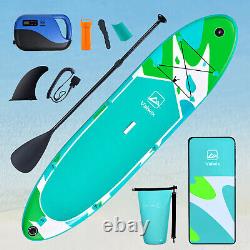 11' Inflatable Stand Up Paddle Board Surfboard SUP Complete Kit Electric Pump