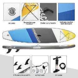 11' Inflatable Stand Up Paddle Board Surfboard SUP withFin+Complete Kit+Bag