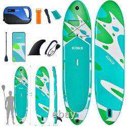 11' Inflatable Stand Up Paddle Board Surfboard with Electric Pump, Bag, Complete Kit