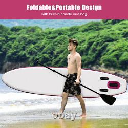 11' Inflatable Stand Up Paddle Board WithCarry Bag Adjustable Paddle Adult Youth