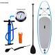 11 Inflatable Stand Up Surfing Paddle Board Sup Adjustable Paddle Backpack Set#