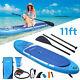 11'l X 32''w X 6''h Inflatable Stand Up Paddle Board With Free Electric Pump New