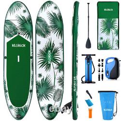 11' Portable Surf Paddle board Floating & Inflatable Surfboard with Electric Pump