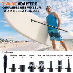 11' Portable Surf Paddle board Floating & Inflatable Surfboard with Electric Pump