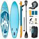 11' Stand Up Paddle Board Inflatable Hydro-force Wave Edge Sup Surf Blue All Kit