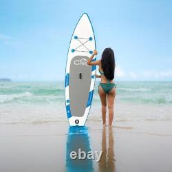 11' Streakboard Inflatable Stand Up Paddle Board SUP Surfboard Water Sports Set