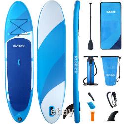 11' Surfboard Standing Inflatable Paddle Board Surfing withRemovable Fins, Seat