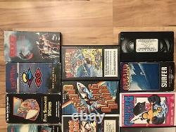 11 Vintage VHS movies 70's 80's 90's Surf Surfing The Search Blazing Boards Lot
